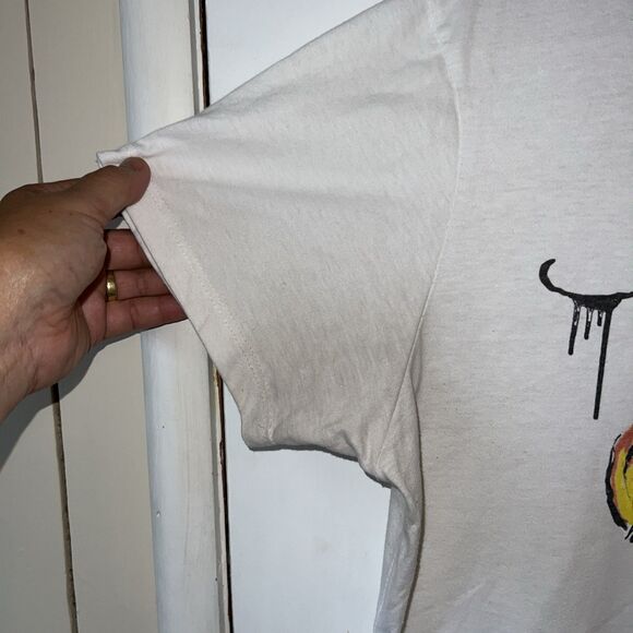 Vintage Y2K Ed Hardy Men's White Short Sleeve T-Shirt | Mens Medium - Picture 4 of 14